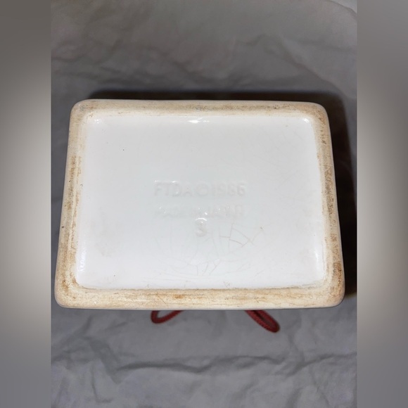 3/55$ Vintage Japan 1986 ceramic‎ rectangular Flower Vase - Picture 11 of 14